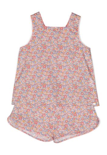 Tartine Et Chocolat floral-print two-piece set - Rosa