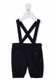 Tartine Et Chocolat crossover-strap dungarees - Blau