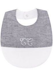 Tartine Et Chocolat embroidered cotton-blend bib - Grau