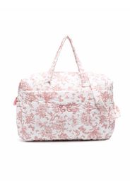 Tartine Et Chocolat floral-print changing bag - Weiß