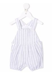 Tartine Et Chocolat striped sleeveless romper - Weiß