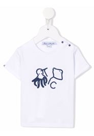 Tartine Et Chocolat embroidered logo T-shirt - Weiß