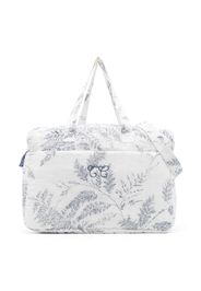 Tartine Et Chocolat Feuillage floral-print changing bag - Weiß