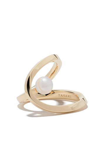 TASAKI 18kt Gelbgoldring mit Akoya-Perle - YELLOW GOLD