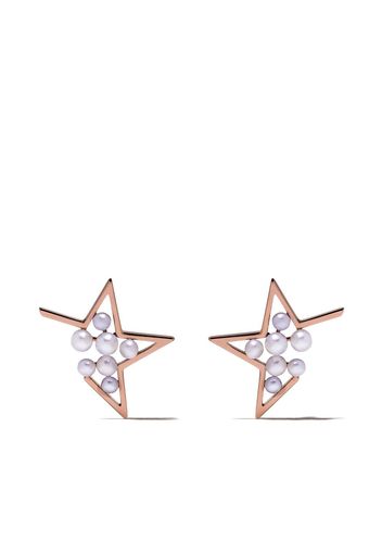 TASAKI 18kt 'Abstract Star' Rotgoldohrringe - SAKURA GOLD