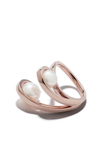 TASAKI 18kt Rotgoldring mit Akoya-Perle - Rosa