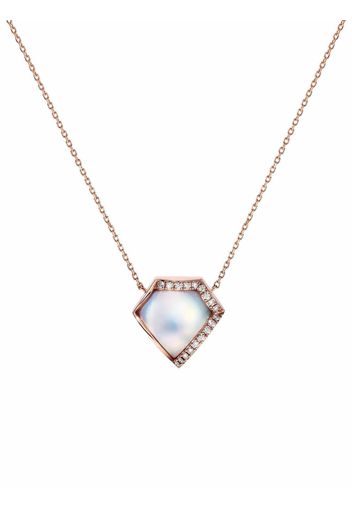 TASAKI 18kt Rotgoldhalskette mit Diamanten - Rosa