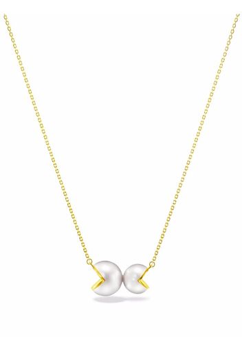 TASAKI 18kt yellow gold WEDGE pearl pendant necklace