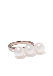 TASAKI 18kt 'Balance Neo' Rotgoldring mit Akoya-Perle - Rosa