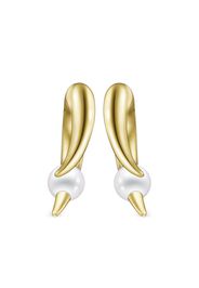 TASAKI 18kt Collection Line Danger Horn Plus Gelbgoldohrringe