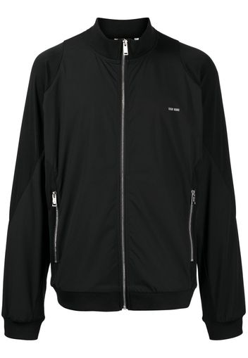 TEAM WANG design Sportjacke mit Logo-Stickerei - BLACK