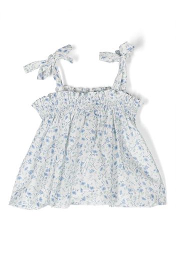 TEDDY & MINOU floral-print cotton bloomers - Blau