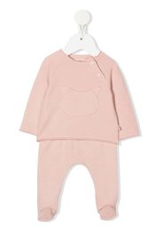 TEDDY & MINOU cat-motif two-piece set - Rosa