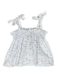 TEDDY & MINOU floral-print cotton bloomers - Blau