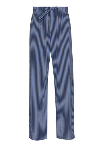 TEKLA Gestreifte 'Verneuil' Pyjama-Hose - Blau