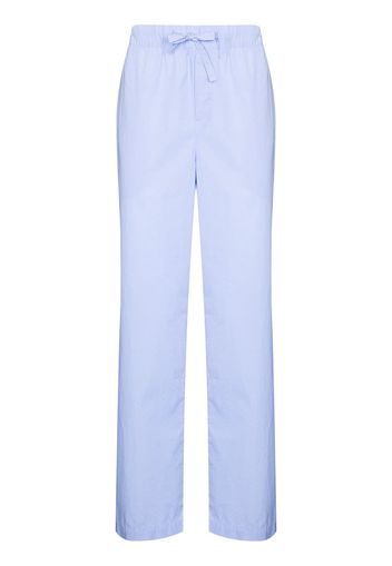 TEKLA Pyjama-Hose mit geradem Bein - Blau