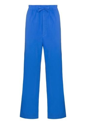 TEKLA drawstring pyjama trousers - Blau