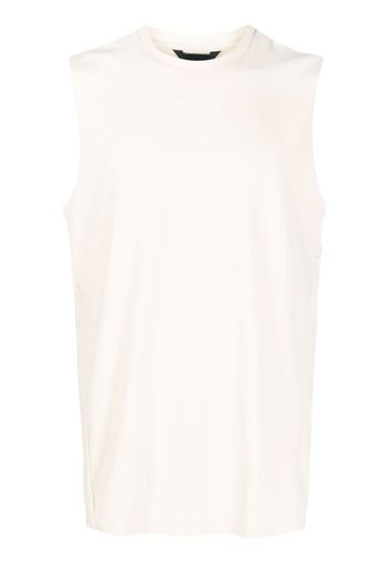 Templa logo-embroidered tank top - Nude