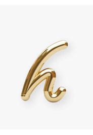 THE ALKEMISTRY 18kt yellow gold h initial stud earring