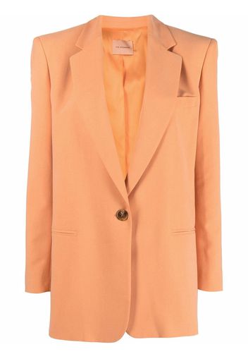 THE ANDAMANE Guia oversized single-breasted blazer - Orange