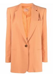 THE ANDAMANE Guia oversized single-breasted blazer - Orange