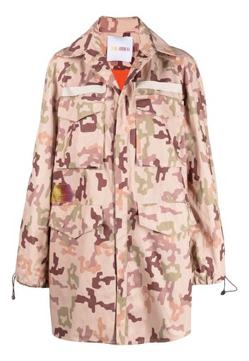 The Attico Parka mit Camouflage-Print - Nude