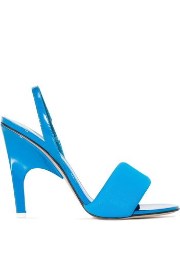 The Attico Rem 105mm slingback sandals - 014 BLUE