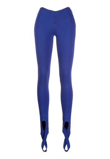 The Attico stirrup leggings - Blau