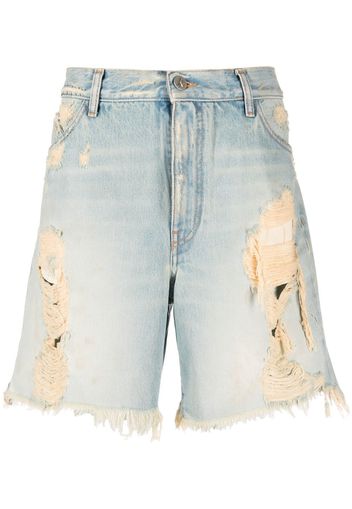 The Attico Eugenia Jeans-Shorts - Blau