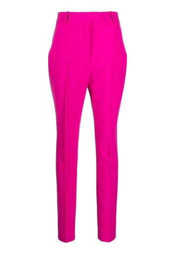 The Attico Berry high-waisted tailored trousers - Rosa