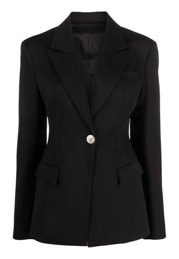 The Attico Einreihiger Blazer - Schwarz