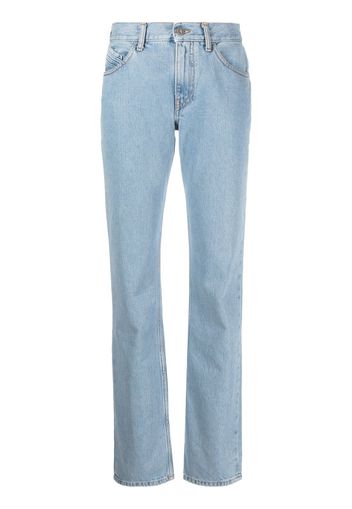The Attico Schmale High-Rise-Jeans - Blau