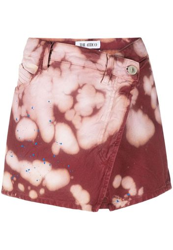 The Attico tie-dye print mini skirt - Rosa