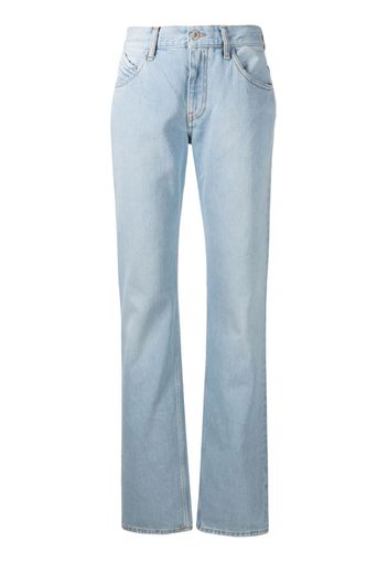 The Attico straight-leg jeans - Blau