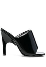 The Attico patent leather 120mm mules - Schwarz