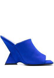 The Attico Cheope 105mm suede mules - Blau