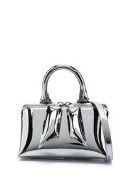 The Attico mini Friday tote bag - Silber