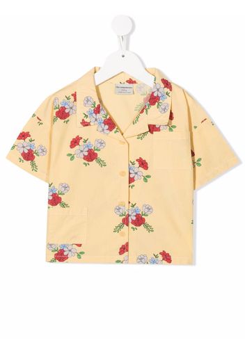 The campamento all-over floral-print shirt - Gelb