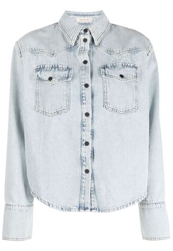 The Mannei button-up denim jacket - Blau