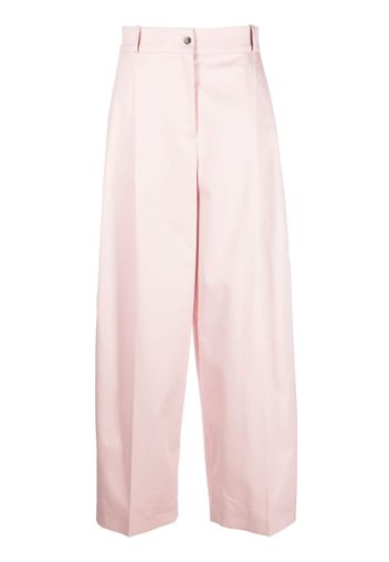 The Mannei high-waisted wide-leg trousers - Rosa