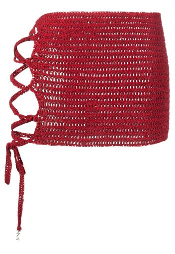 The Mannei Adaja knitted miniskirt - Rot