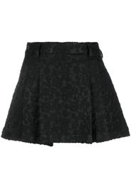 The Mannei Ewro floral-jacquard mini skirt - Schwarz