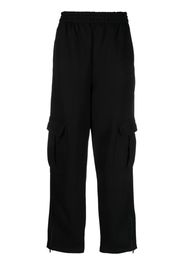 The Mannei Shahra cargo-pocket flared trousers - Schwarz