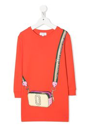 The Marc Jacobs Kids Snapshot-print sweatshirt dress - Orange