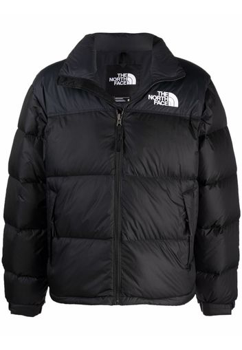 The North Face Gefütterte Nuptse Jacke - Schwarz