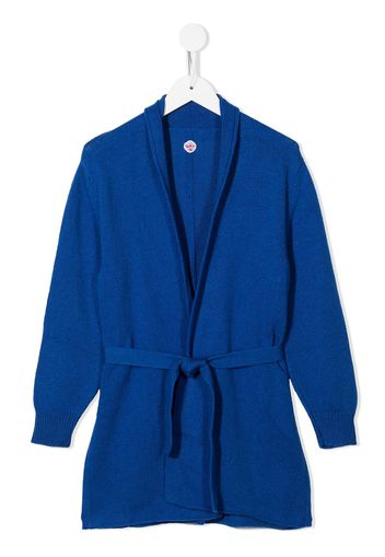 The Row Kids cashmere knit cardigan - Blau