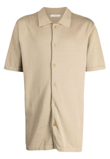 The Row Mael short-sleeves cotton top - Braun