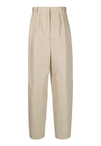 The Row Bufus wide-leg tailored trousers - Nude