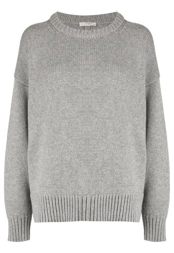 The Row drop-shoulder crewneck jumper - Grau