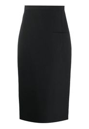 The Row mid-eight tailored pencil skirt - Schwarz